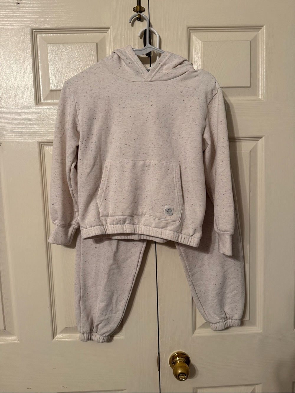 Mondetta Kids Speckled Light Hoodie and Joggers Set - Neutral